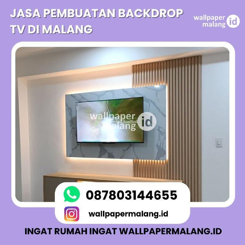 Jasa Pembuatan Backdrop TV Terbaik - Malang 