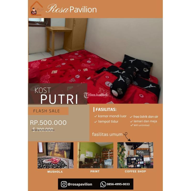 Dijual Kost Putri Harga Murah Dekat Kampus UMM - Malang 