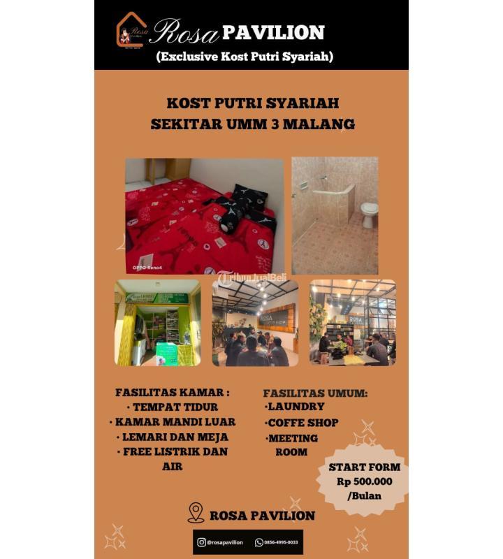 Disewakan Kost Putri dengan Fasilitas Lengkap - Malang 