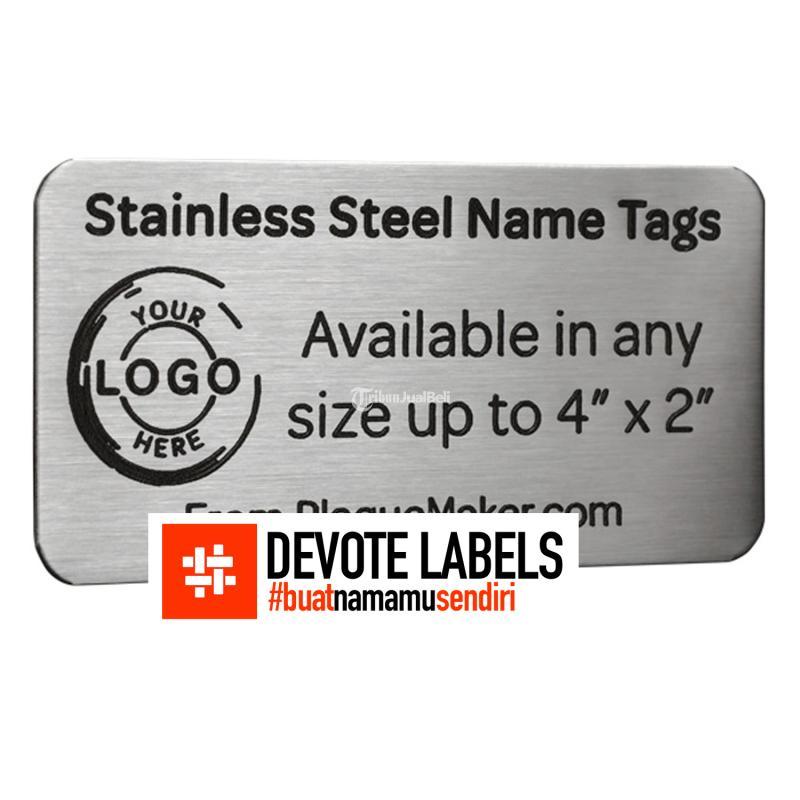 Label Baju Plat Devote Labels - Tanggamus