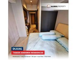Dijual Taman Anggrek Residences, Studio 1 Bedroom 26sqm, Low Floor, Pool View - Jakarta Barat