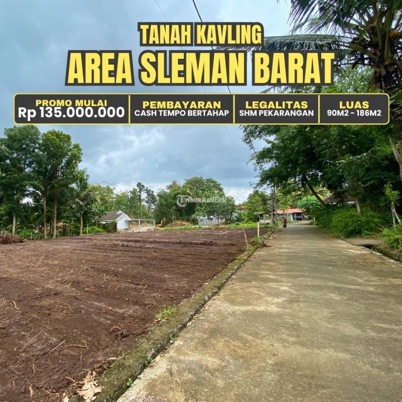 Jual Tanah Luas 90 m2 Shm Mulai 135 Jutaan Utara Pasar Balangan, 150 Meter Dari Jl. Raya Klangon - Sleman