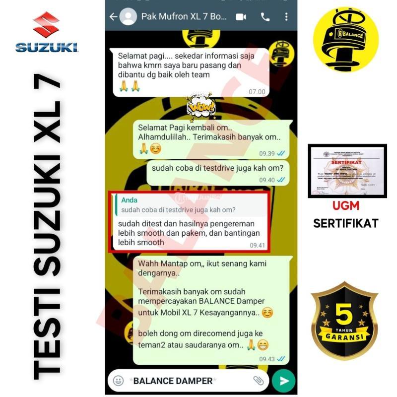 Peredam Guncangan Mobil Balance SOlusi Shock Awet dan Empuk Garansi 5 Tahun - Metro