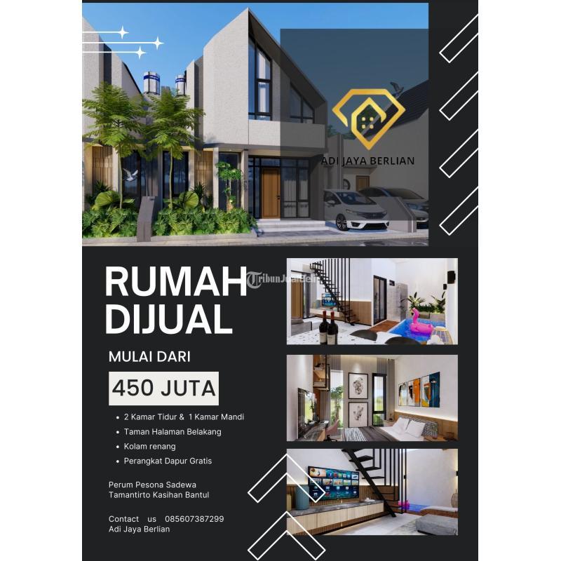 For Sale Last Unit Dijual Rumah Scandinavian House with Private Pool near UMY - Bantul