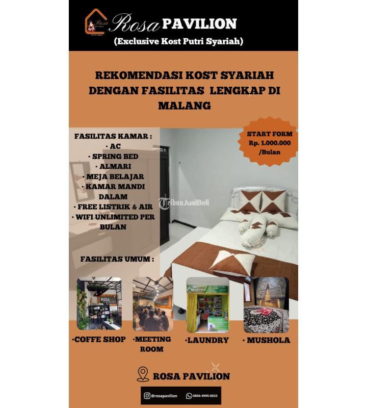 Disewakan Kost Putri Syariah Dekat Kampus UMM 3 Fasilitas Eksklusif Murah - Malang 