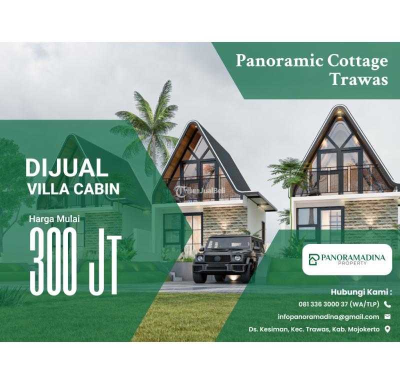 Dijual Villa Cabin Trawas Murah  Panoramic Cottage dengan View Pegunungan Tipe 44 - Mojokerto 