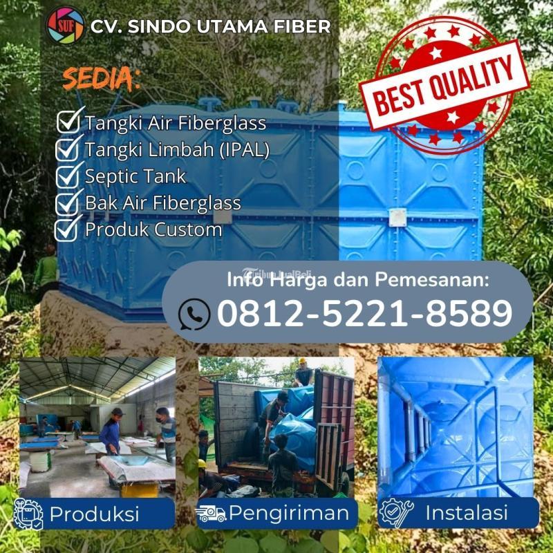  Tangki Panel Fiberglass 10.000L - Kuningan 