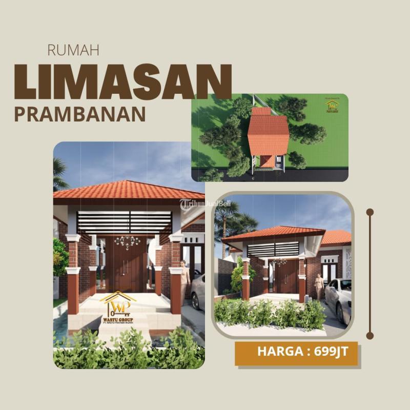 Special Tinggal 1 Unit Dijual Rumah Limasan Luas 160 m2 Baru View Sawah Dan Sungai - Sleman