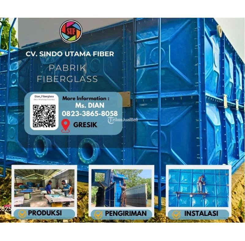 High Quality Kualitas Tinggi Tangki Air Fiberglass Frp - Gresik