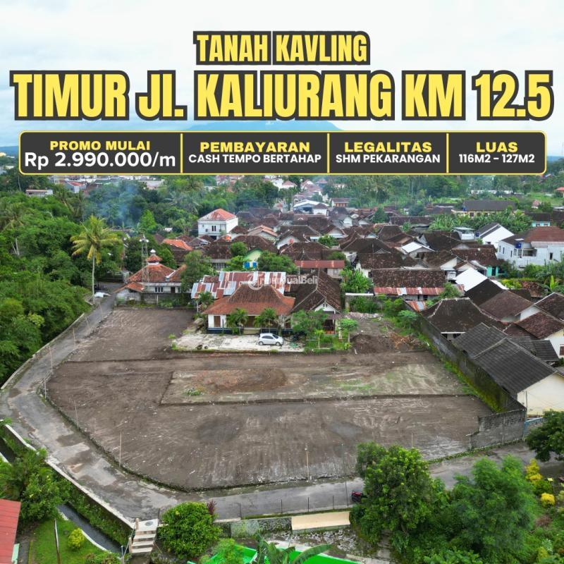 Dijual Tanah Kavling Timur Jalan Kaliurang Km 12,5 Hanya 200 Meter Dari Jalan Besi Jangkang - Sleman