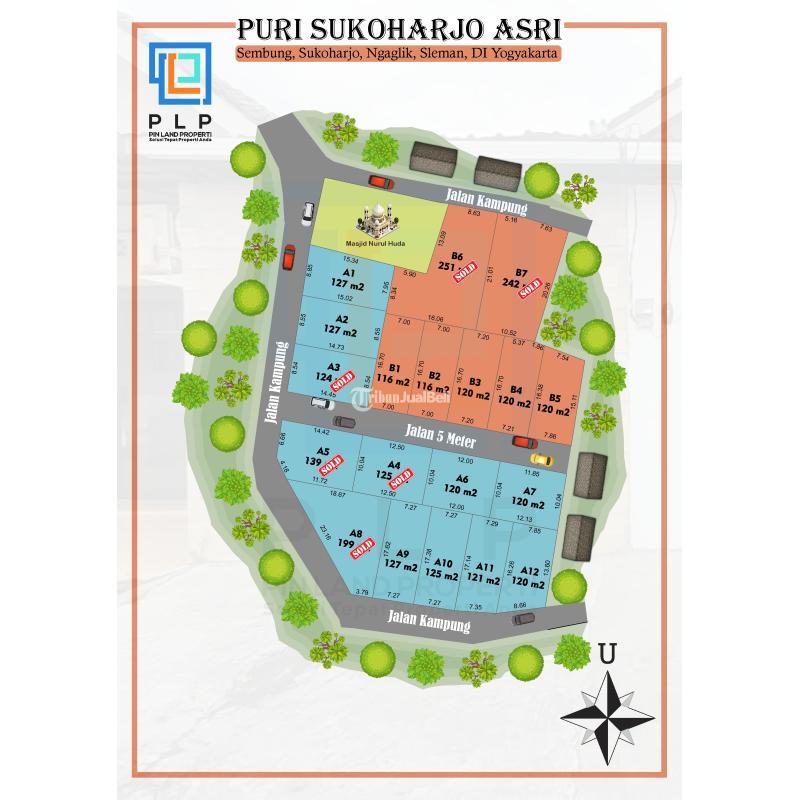 Dijual Tanah Kavling Timur Jalan Kaliurang Km 12,5 Hanya 200 Meter Dari Jalan Besi Jangkang - Sleman