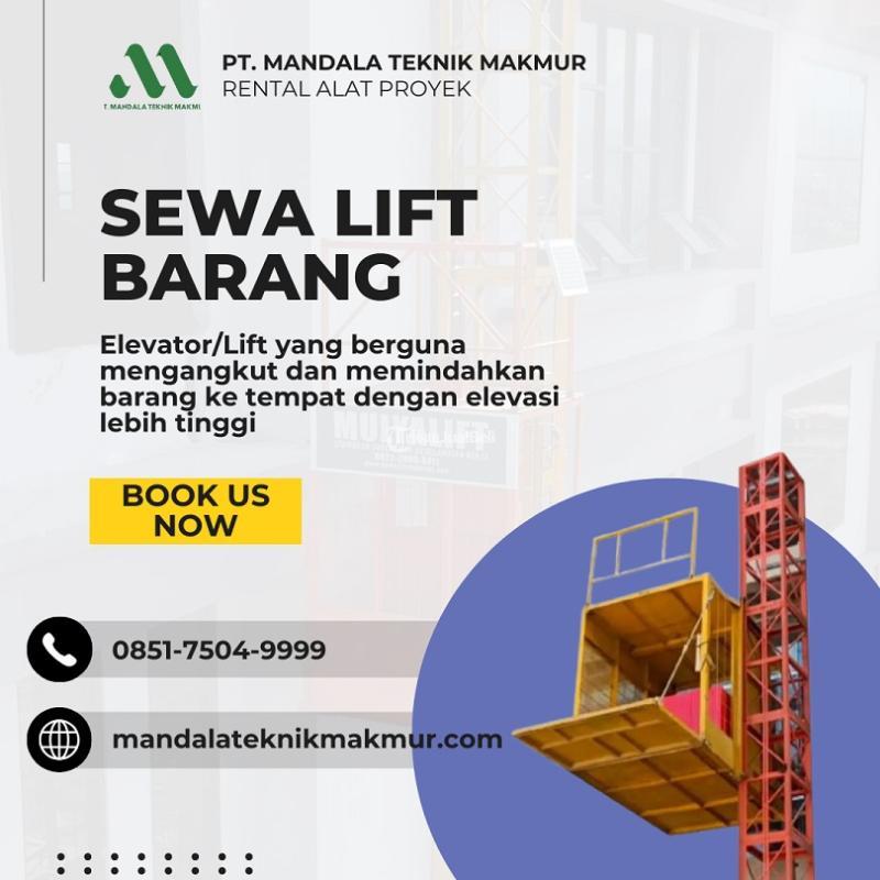 Lift Barang 2 Ton Single 3 Phase - Badung