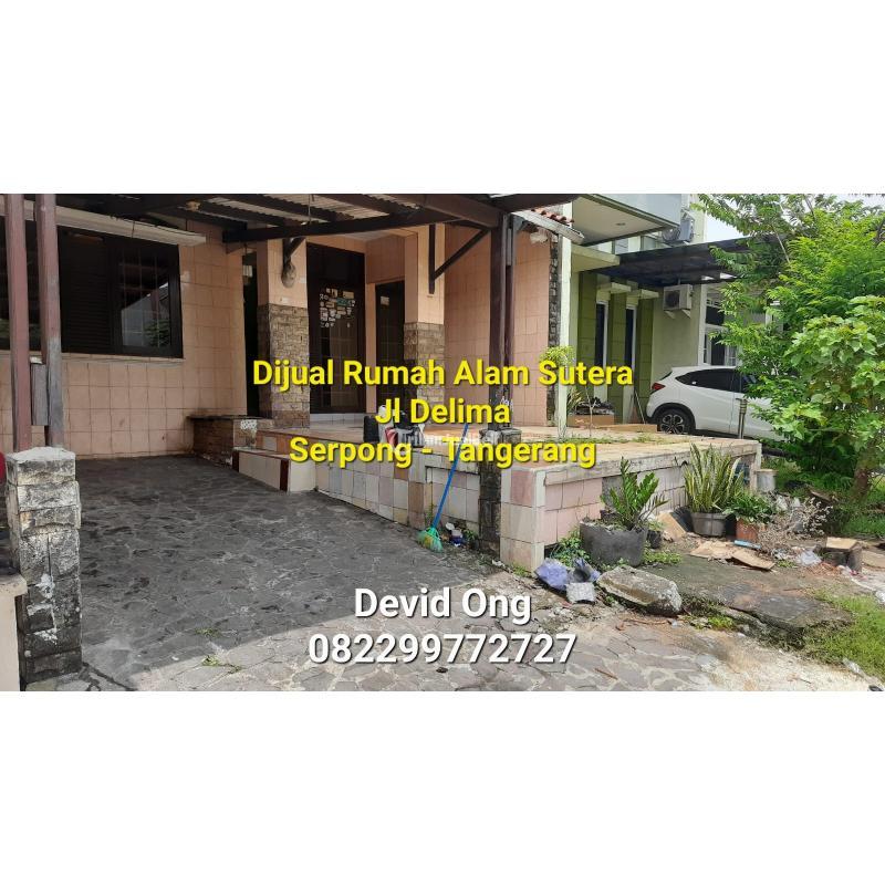 Dijual Rumah Alam Sutera Jalan Delima, Serpong Tipe 180 5KT 5KM SHM - Tangerang Selatan