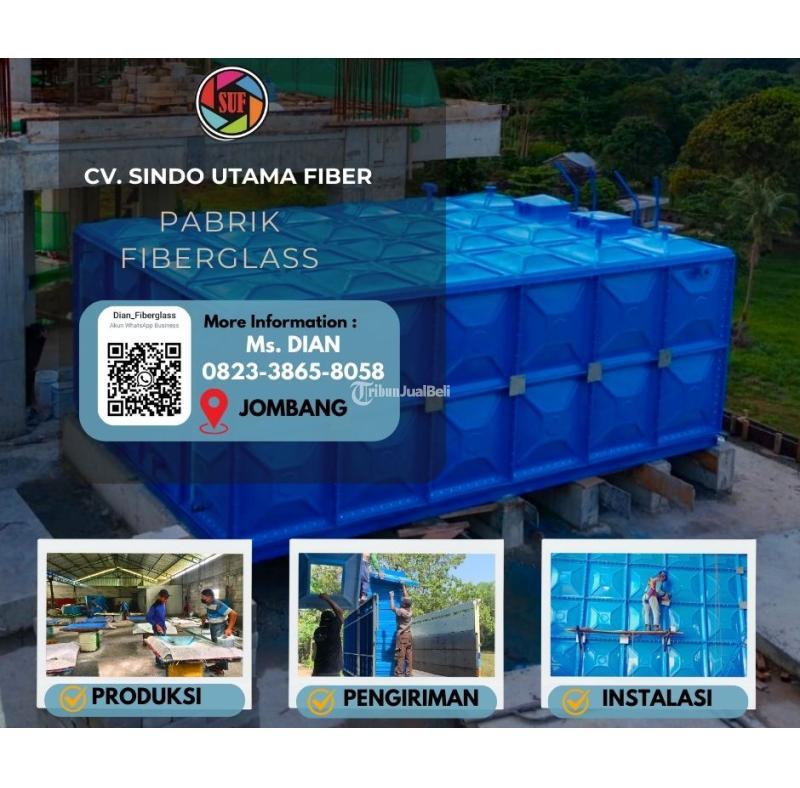 Berstandar Tinggi Pusat Produksi Tangki Fiberglass Frp - Jombang 
