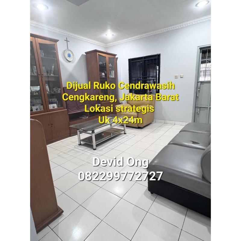 Dijual Ruko 3 Lantai Murah Luas 200 m2 Bekas di Cendrawasih Cengkareng - Jakarta Barat