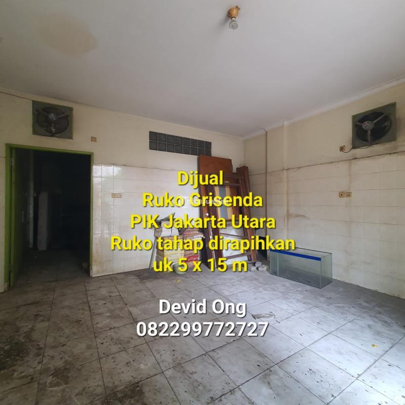 Dijual Ruko Grisenda 3 Lantai Luas 180 m2 di PIK - Jakarta Utara