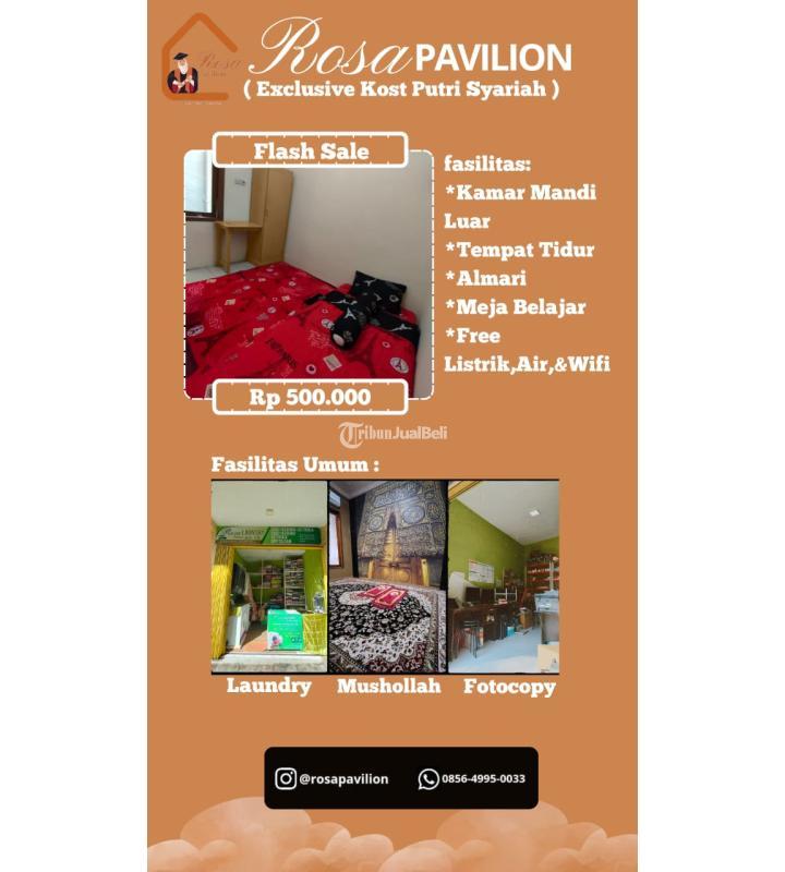 Disewakan Kost Putri Tegalgondo Murah - Malang 
