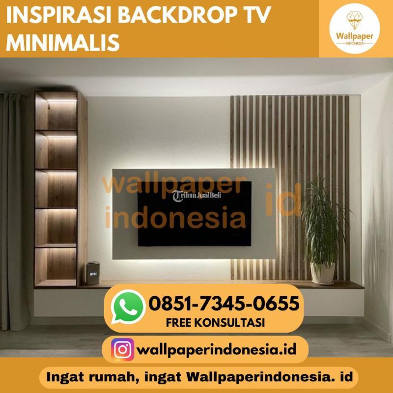 Backdrop TV Minimalis Kualitas Terbaik - Malang 