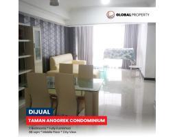 Dijual Apartemen Fully Furnished 2 Bedroom 88sqm, Middle FLoor, Taman Anggrek Condominium - Jakarta Barat