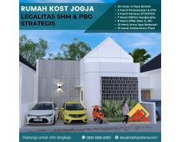 Dijual Kost Murah Jogja di Berbah Timur Blok O Dekat Kampus STTA 15 menit Kampus UIN - Sleman 