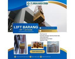 Sewa Lift Barang Kabupaten Bangka Timur  Lift Material Proyek - Bangka
