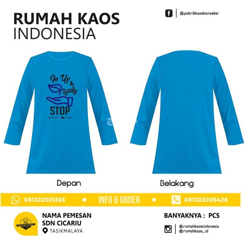 Seragam Custom Tunik Banjarmangu Kaos Sablon - Banjarnegara