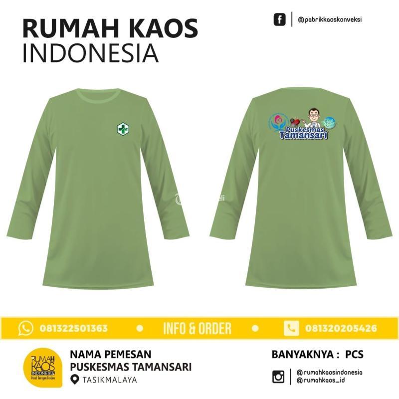 Seragam Custom Tunik Banjarmangu Kaos Sablon - Banjarnegara
