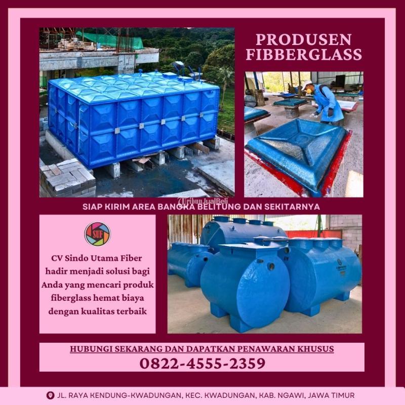 Rooftank Fiberglass Penampungan Air Lebih Praktis - Bangka