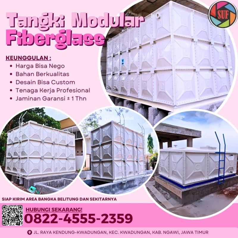 Rooftank Fiberglass Penampungan Air Lebih Praktis - Bangka