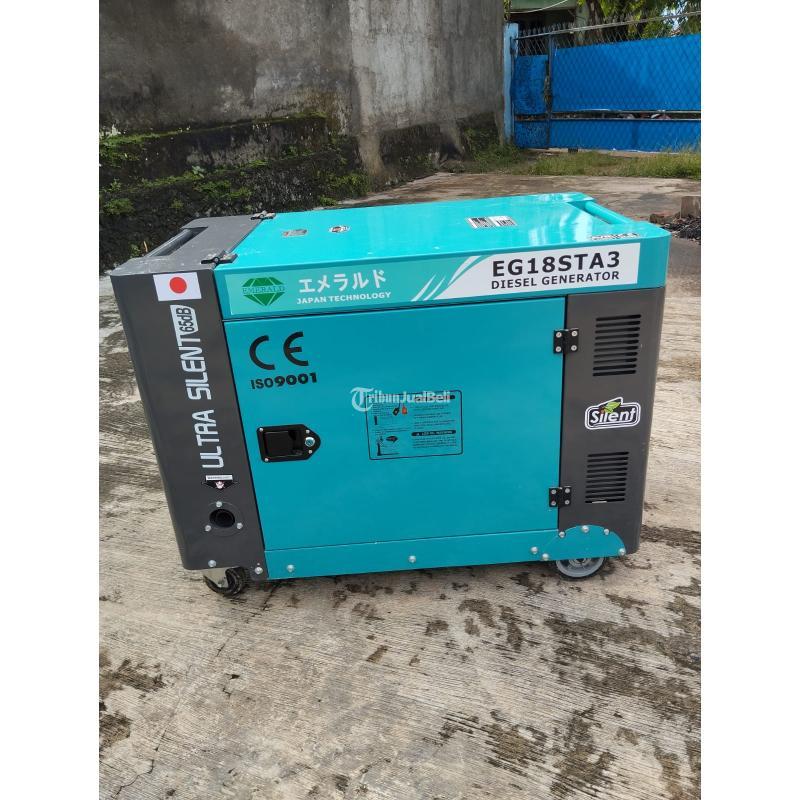 Mesin Genset Silent Emerald 15KVA Kondisi Mulus Siap Pakai Pengasinan - Bekasi Kota