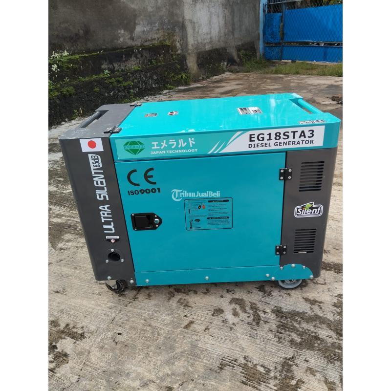 Mesin Genset Silent Emerald 15KVA Kondisi Mulus Siap Pakai Pengasinan - Bekasi Kota