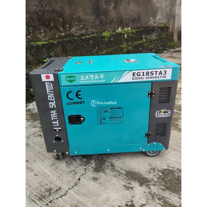 Mesin Genset Silent Emerald 15KVA Kondisi Mulus Siap Pakai Pengasinan - Bekasi Kota