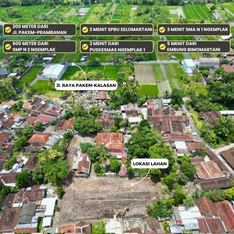 Jual Tanah Luas 99 m2 Shm Murah Area Sleman Timur, Hanya 200 Meter Dari Jl. Raya Pakem-Kalasan - Sleman