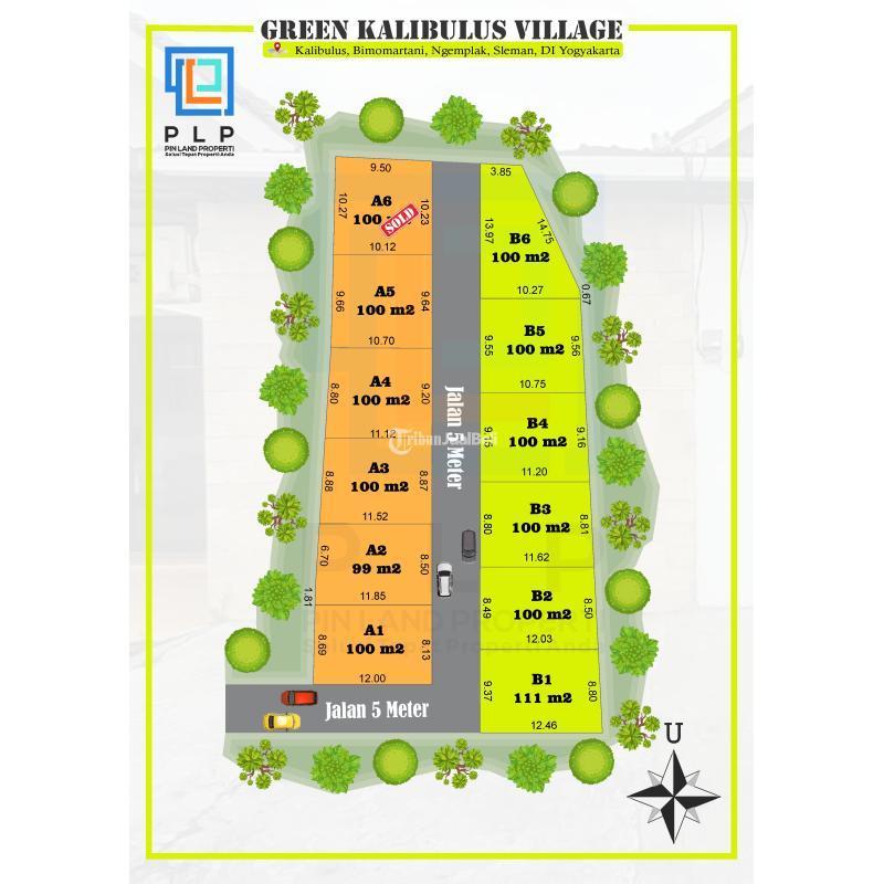 Jual Tanah Luas 99 m2 Shm Murah Area Sleman Timur, Hanya 200 Meter Dari Jl. Raya Pakem-Kalasan - Sleman