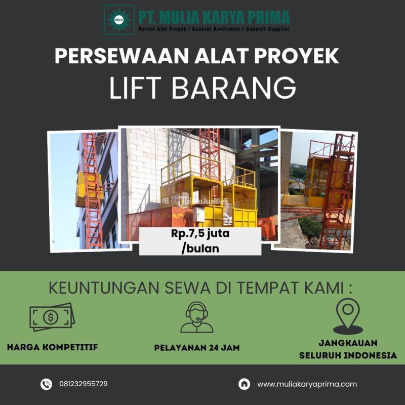 Lift Barang Diesel Efisien 1-4 Ton - Palangka Raya 