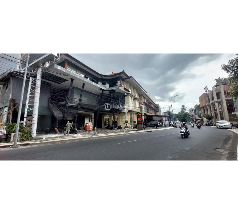 Dijual Ruko 3 Lantai, Luas 619m2, SHM, Siap Operasi, Dekat Pantai Legian, Kuta - Bali