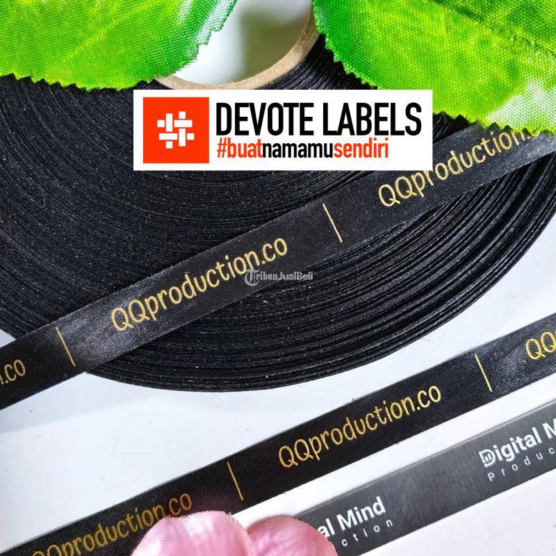 Label Baju Piterban Coklat Sengeti - Muaro Jambi