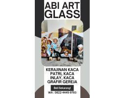Spesialis Pembuatan Kaca Patri Grafir Inlay Gereja Air Batu Sumatera Utara - Asahan