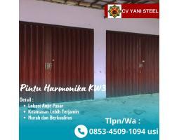 Pembuatan Pintu Besi atau Ruko Harmonika Yani Steel - Palangka Raya