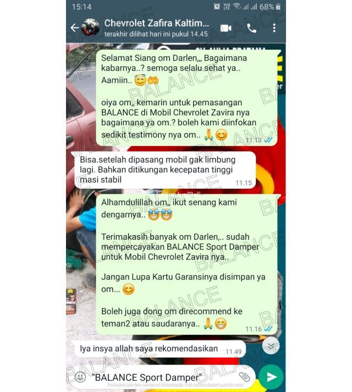 Mobil Jadi Nyaman Anti Limbung dengan pemasangan Balance Spring Buffer Asli Karet - Palalawan