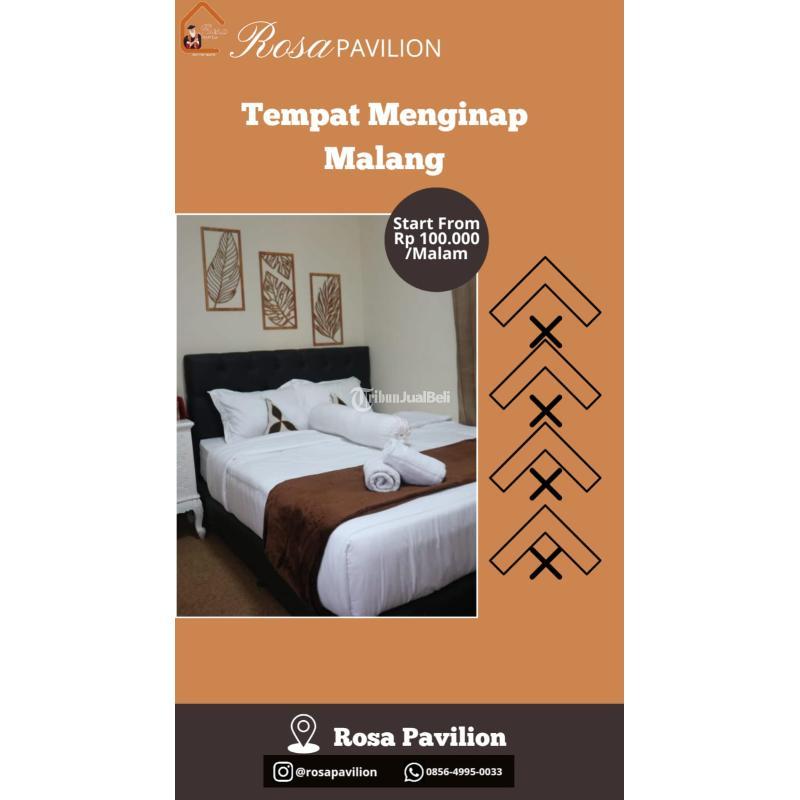Disewakan Penginapan Harian Rosa Pavilion - Malang