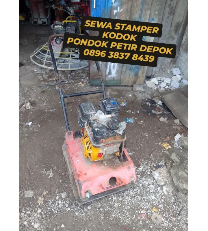 Sewa Pemadat Paving Stamper Kodok Harian Pondok Petir - Depok