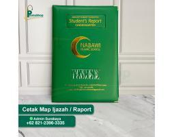 Jasa Cetak Sampul Raport Ijazah, Custom Map Berkas Sekolah, Murah - Surabaya