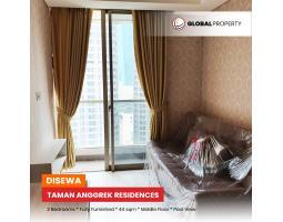 Disewakan Apartemen Taman Anggrek Residences, Fully Furnished, 2 Bedroom 44m2, Pool View - Jakarta Barat