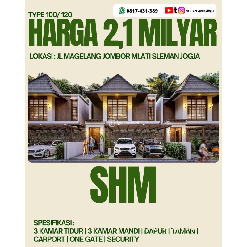 Dijual Rumah Legalitas SHM Tipe 100 3KT 3KM - Sleman 
