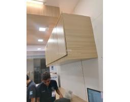 Lemari Gantung Serat Kayu Custom HPL - Surabaya
