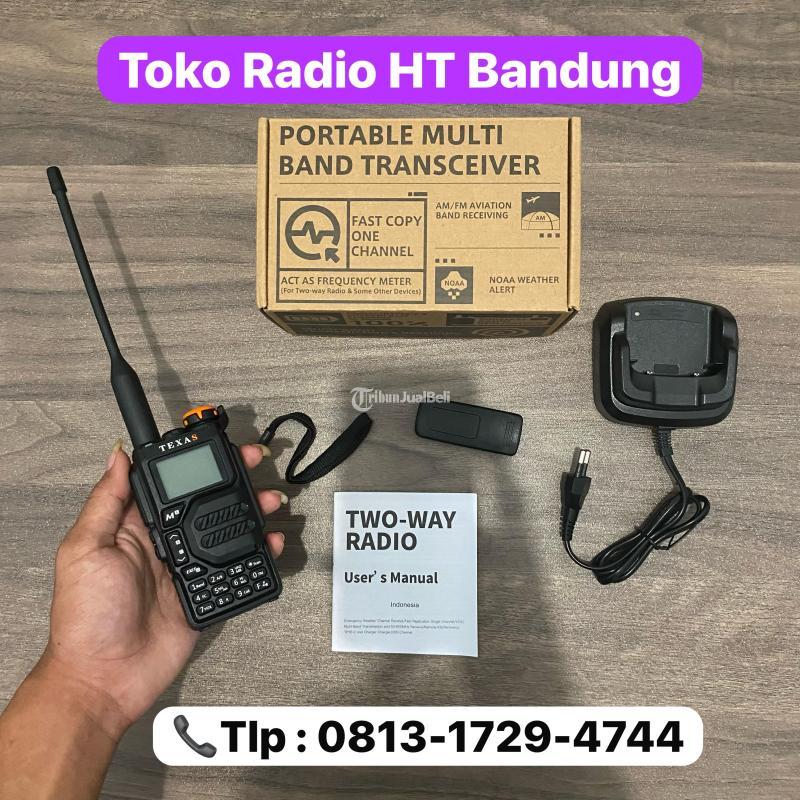Jual HT Handy Talkie Texas TX-3, Dual Band, Baterai 3800mAh, Kondisi Baru - Bandung