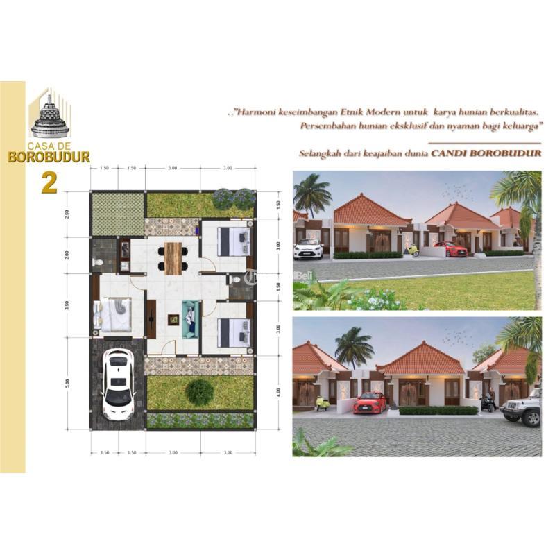 Dijual Rumah Terbaru Cantik Dan Mewah Tipe 65 Di Daerah Borobudur - Magelang