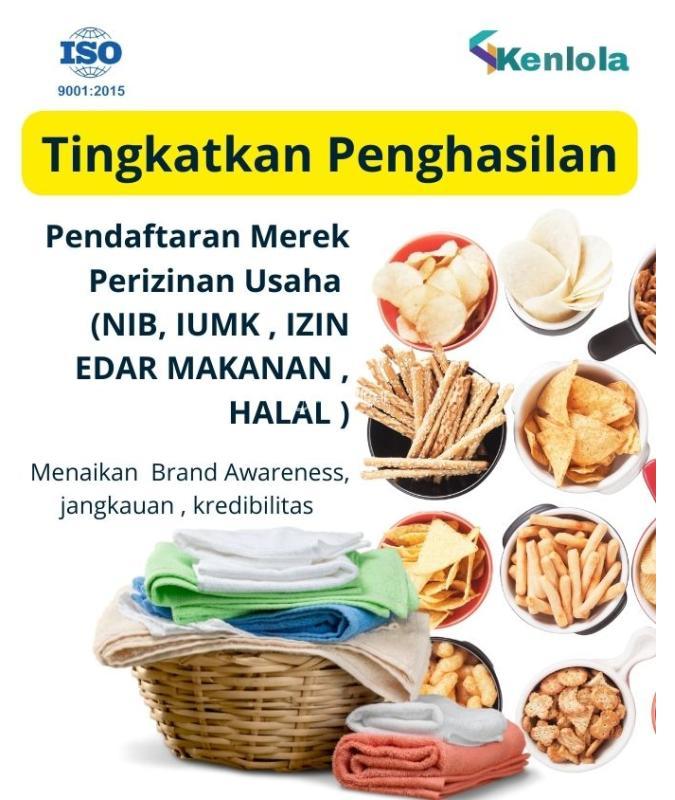 Jasa Perizinan Legal UMKM Perusahaan, Halal, PIRT, BPOM, SNI, Kemenkes, TKDN - Jakarta Selatan