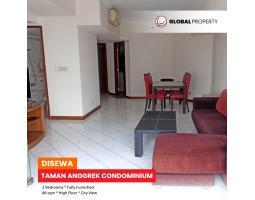 Disewakan Apartemen Fully Furnished, Taman Anggrek Condominium 2 Bedroom, High Floor - Jakarta Barat